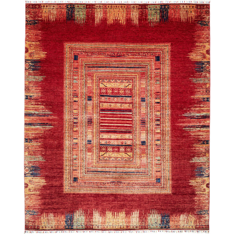 Rug Siva Pakistan 250x300 Deep Red Orange