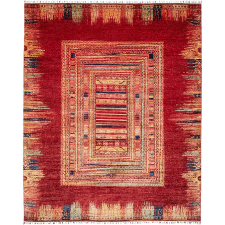 Rug Siva Pakistan 250x300 Deep Red Orange