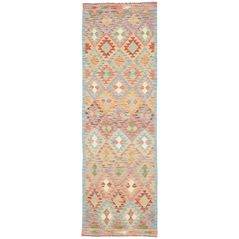 Kilim 82x261 Cm Kilim, Afghanistan, Hand-carded Wool cotton