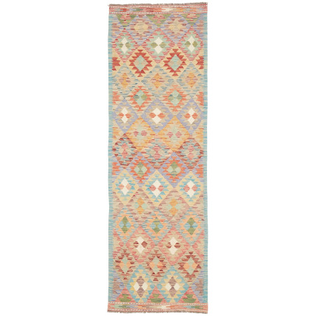 Kilim 82x261 Cm Kilim, Afghanistan, Hand-carded Wool cotton