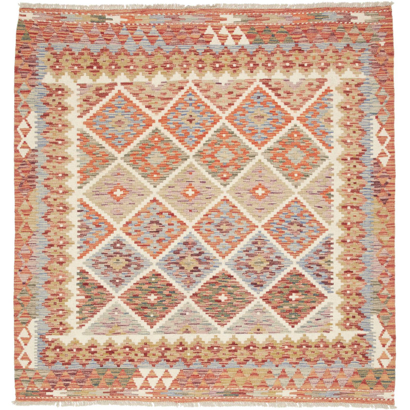 Kilim 150x152 Cm Kilim Afghanistan Wool Cotton