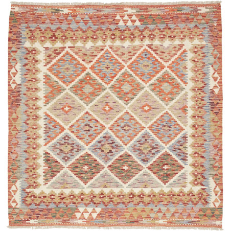 Kilim 150x152 Cm Kilim Afghanistan Wool Cotton