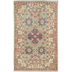 Rug Kazak Afghanistan 57x91 Sage Green Cream