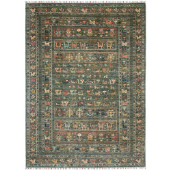 Rug Rubin Pakistan 167x231 Forest Green Coral O