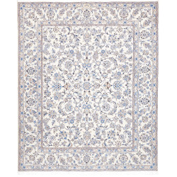 Rug Nain Kashmar Persia 250x302 Ivory Cream Blu
