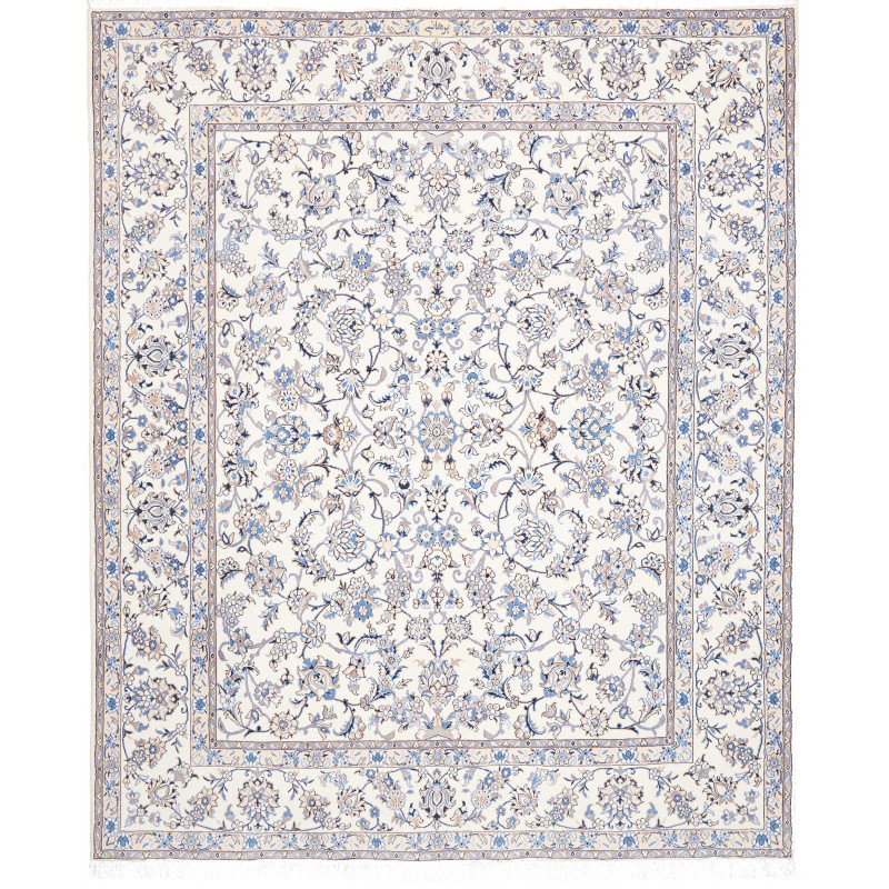 Rug Nain Kashmar Persia 250x302 Ivory Cream Blu
