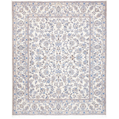 Rug Nain Kashmar Persia 250x302 Ivory Cream Blu
