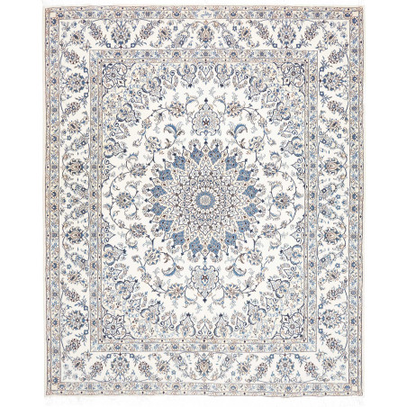 Rug Nain Kashmar Persia 244x296 Ivory White Cel