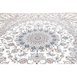 Rug Nain Kashmar Persia 244x296 Ivory White Cel
