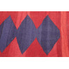 Rug Kilim Vintage Persia 62x186 Brick Red Dark