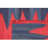Rug Kilim Vintage Persia 80x141 Brick Red Navy
