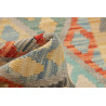 Rug Kilim Afghanistan 75x240 Grey Orange Blue Y