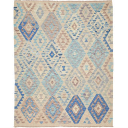 Rug Kilim Afghanistan 81x252 Beige Blue Light B