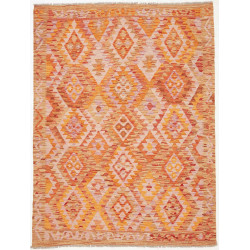 Rug Kilim Afghanistan 84x241 Orange Yellow Ligh