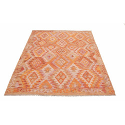Rug Kilim Afghanistan 84x241 Orange Yellow Ligh