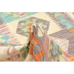 Rug Kilim Afghanistan 151x193 Cream White Turqu