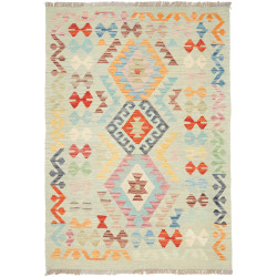 Rug Kilim Afghanistan 102x145 Pastel Aqua Orang
