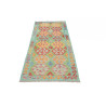 Rug Kilim Afghanistan 84x199 Turquoise Orange R