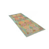 Rug Kilim Afghanistan 84x199 Turquoise Orange R