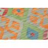 Rug Kilim Afghanistan 84x199 Turquoise Orange R