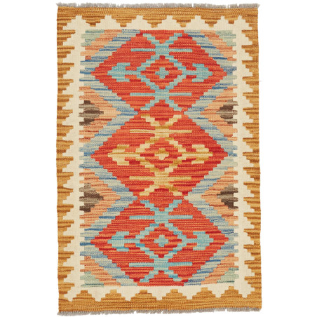 Rug Kilim Afghanistan 59x87 Terracotta Orange S