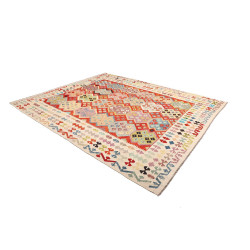 Tappeto Kilim Afghanistan 250x300 Rosso Arancio