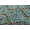 Rug Kilim Afghanistan 252x292 Teal Blue Cream I