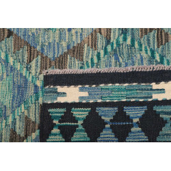 Rug Kilim Afghanistan 252x292 Teal Blue Cream I