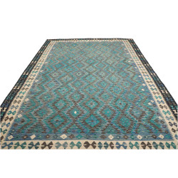 Tappeto Kilim Afghanistan 255x344 Turchese Blu