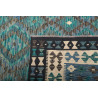 Tappeto Kilim Afghanistan 255x344 Turchese Blu