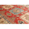 Tappeto Kazak Fine Pakistan 155x246 Rosso Terra