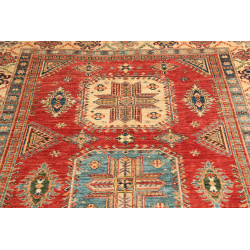 Tappeto Kazak Fine Pakistan 155x246 Rosso Terra