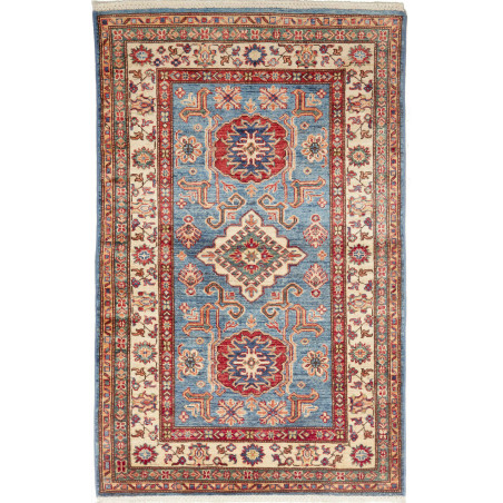Tappeto Kazak Fine Pakistan 99x152 Blu Terracot