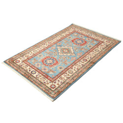Tappeto Kazak Fine Pakistan 99x152 Blu Terracot