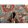 Tappeto Kazak Fine Pakistan 99x152 Blu Terracot