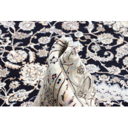 Tappeto Nain 6la Persia 214x305 Blu Notte Crema