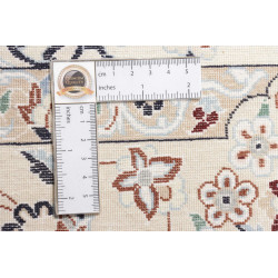 Tappeto Nain 6la Persia 214x305 Blu Notte Crema