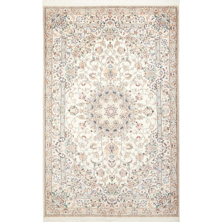 Tappeto Nain 9la Persia 164x262 Avorio Blu Chia