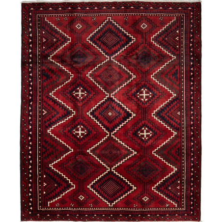 Tappeto Lori Persia 237x290 Rosso Borgogna Blu
