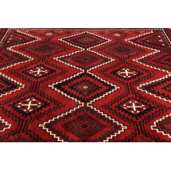 Tappeto Lori Persia 237x290 Rosso Borgogna Blu