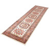 Tappeto Kazak Fine Pakistan 78x267 Crema Rosso