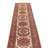 Tappeto Kazak Fine Pakistan 78x267 Crema Rosso