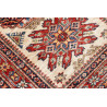 Tappeto Kazak Fine Pakistan 78x267 Crema Rosso