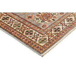 Tappeto Kazak Fine Pakistan 83x291 Grigio Blu R