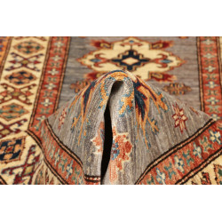 Tappeto Kazak Fine Pakistan 83x291 Grigio Blu R