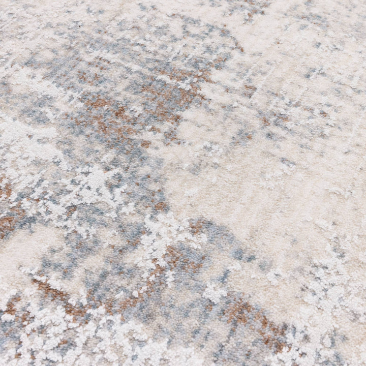 Tappeto Seville astratto beige tortora grigio e