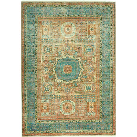 Tappeto Mamlouk Pakistan 125x180 Arancio Terrac
