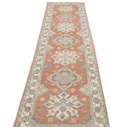 Tappeto Kazak Afghanistan 84x293 Terracotta Cre