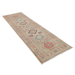 Tappeto Kazak Afghanistan 82x286 Verde Salvia T