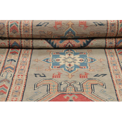 Tappeto Kazak Afghanistan 82x286 Verde Salvia T